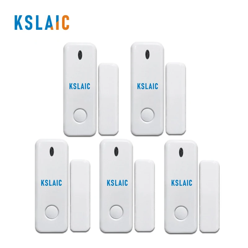 

Wireless Door Window Alarm Sensor 433MHz 1527 Code Battery Door magnetic Contact Sensor for WIFI GSM Alarm Systems home security