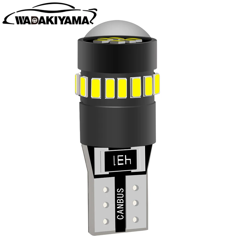 2шт W5W светодиодный T10 лампы Canbus 4014 21SMD для автомобиля парковочное положение огни