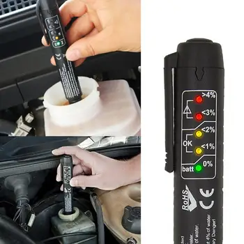 

Brake Fluid Liquid Tester Oil Check Pen Auto 5 LED Car Vehicle Testing Tool for Testing DOT3 DOT4 DOT5 Brake Fluid