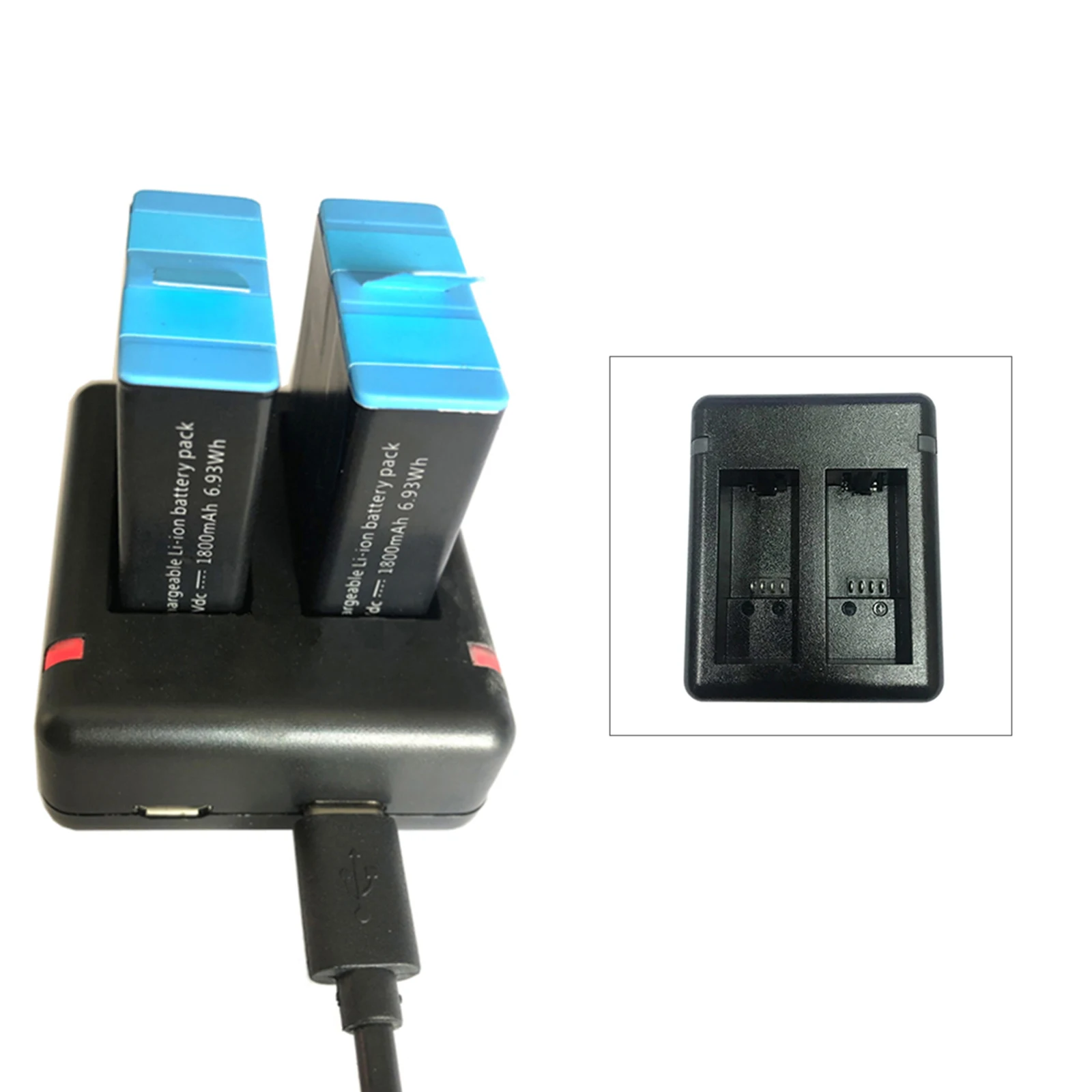 

Recharge for GoPro Battery Accessories probty charger Camera Charger 5V Black Gopro Hero 9 Travel for Gopro Hero9 Travel Charger