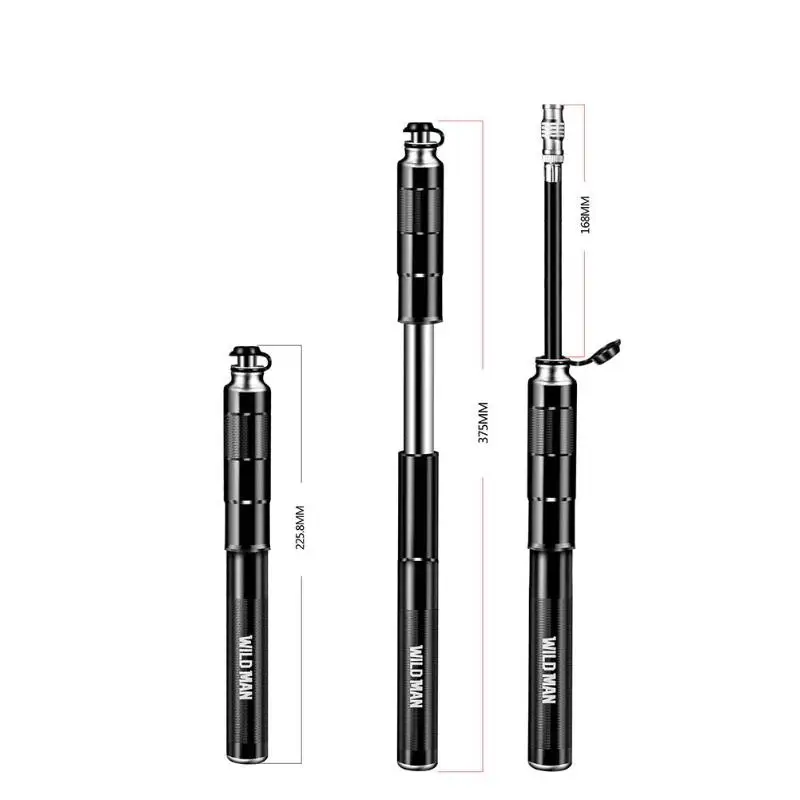 Прочный Велосипедные насосы с приятной текстурой и Велосипедные насосы мини Алюминий Портативный велосипед шин насос для горного велосипеда