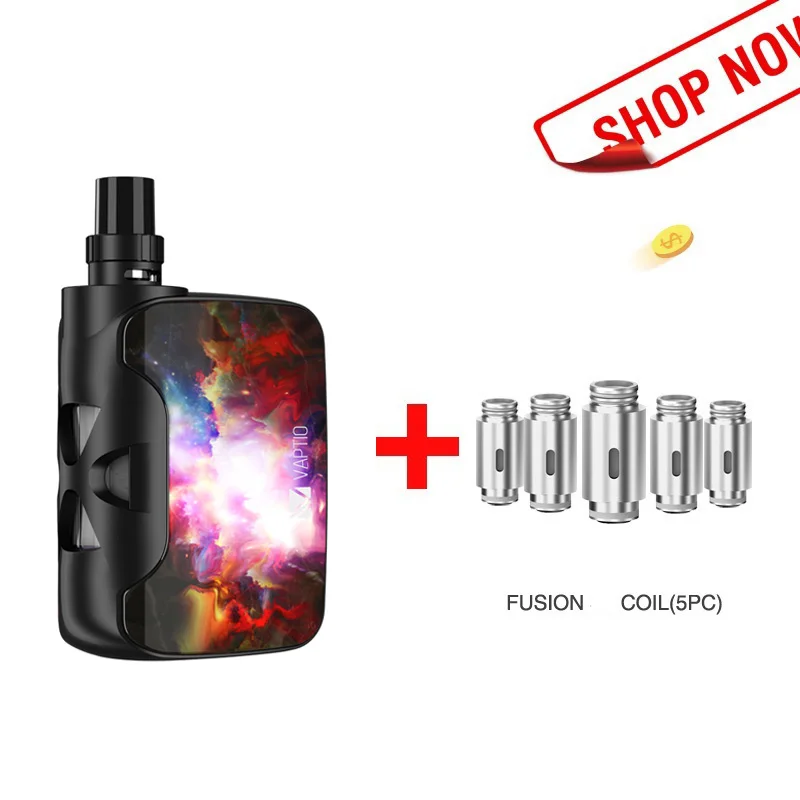 Kaufen 【Clearance】Gift Original Vaptio Fusion SP 3,8 vape elektronische zigaretten kit mit 1500mAh gebaut in batterie 2ml Zerstäuber ecig 50w