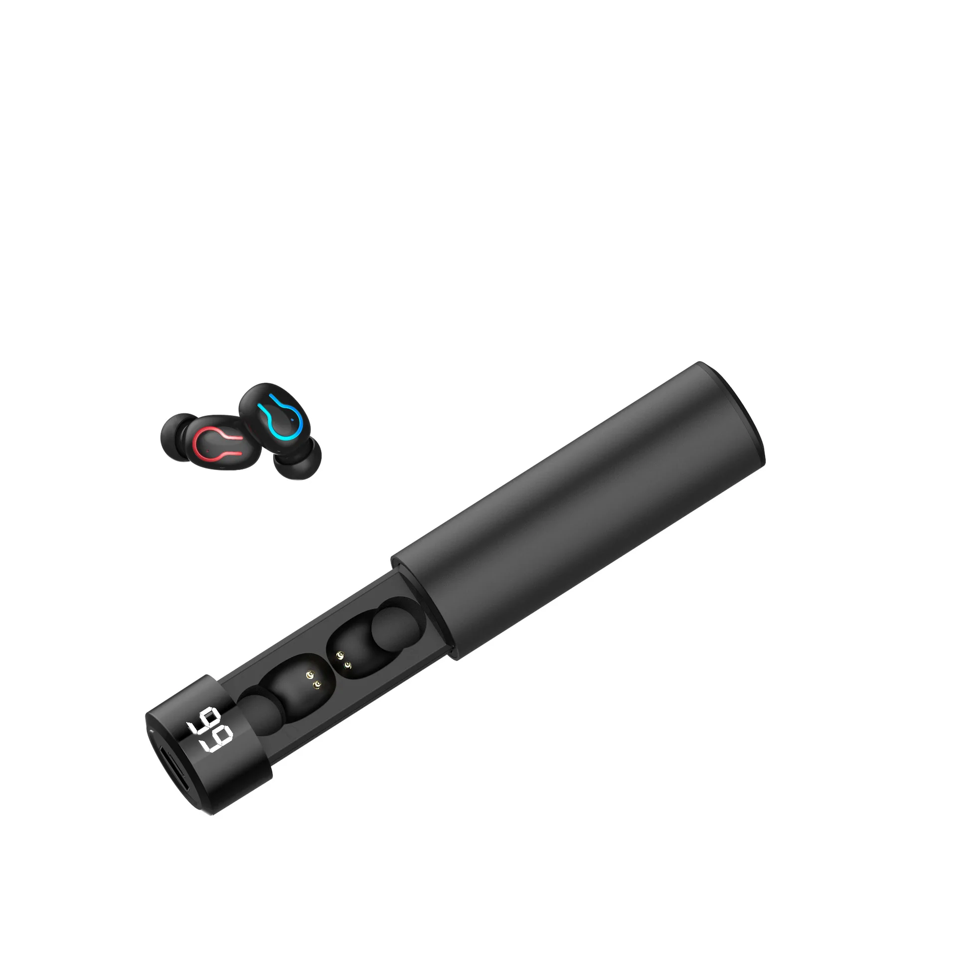 Q67 TWS беспроводной наушник личный модуль с цифровым дисплеем Выдвижная bluetooth-гарнитура 5,0 Автоматическое Сопряжение с мобильным питанием Q32