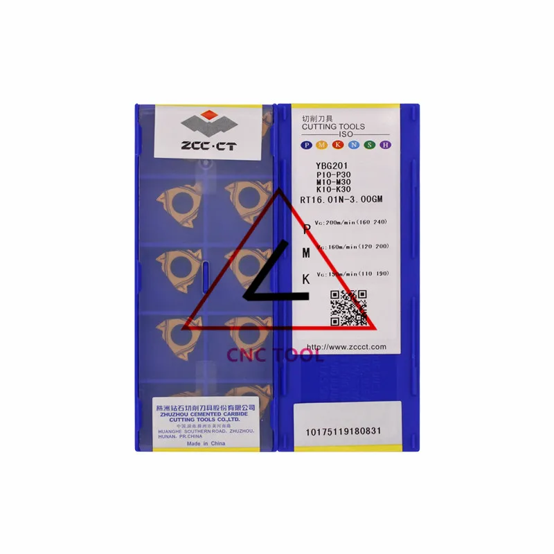 

RT16.01N-3.00GM YBG201 10pcs Original CHINA ZCCCT Turning Inserts