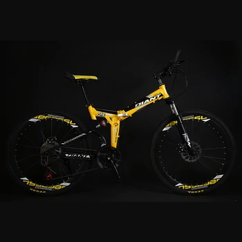 

26 Inch 30 Knife Folding Bicycle 21/24/27 Speed Double Shock Absorption Speed Mountain Bike Student Men And Women