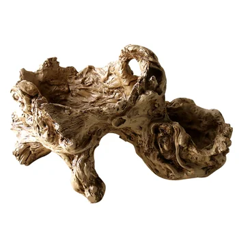 

1pc Arched Succulent Flower Pot Hand-Painted Resin Large-Caliber Plant Potted Flower Pot Home Office Decoration