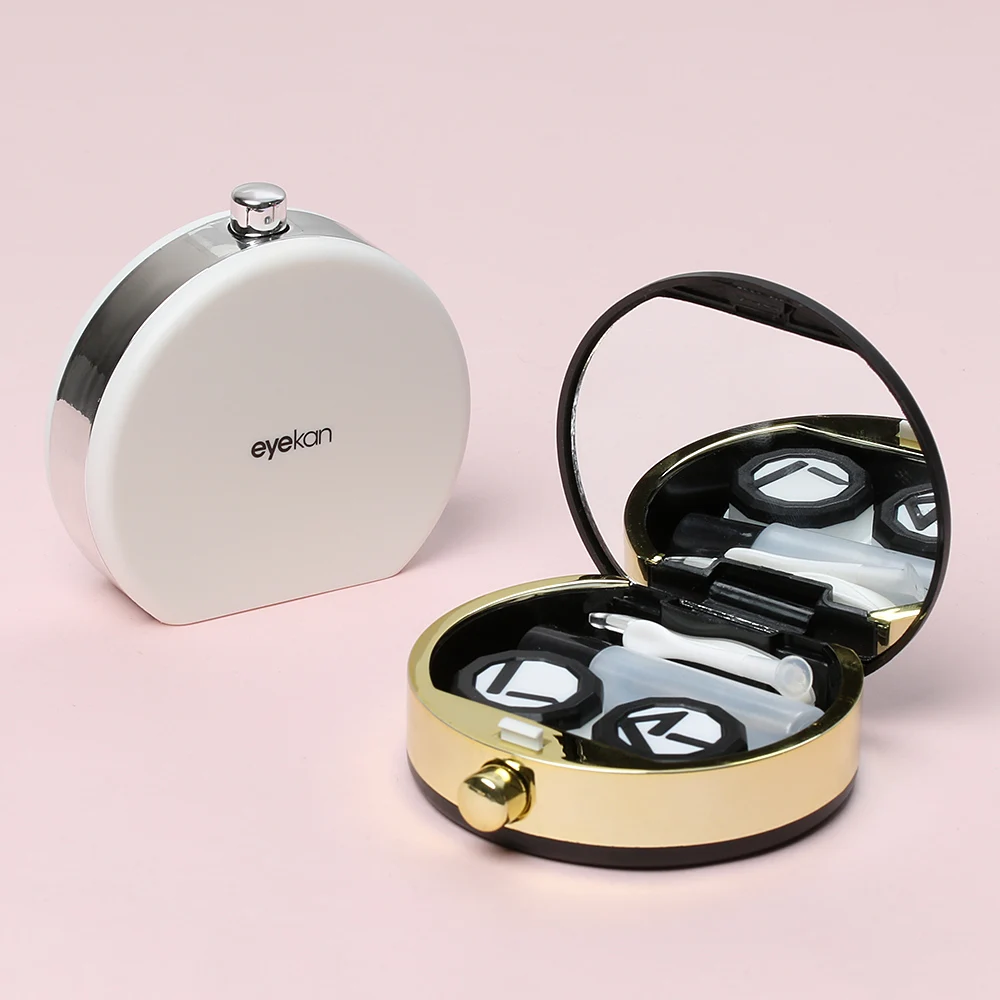 

2019 Lovers Gift Perfume Bottles Contact Lenses Case for Eyewear Accessories Contact Lens Box Travel Convenient Eyewear Cases