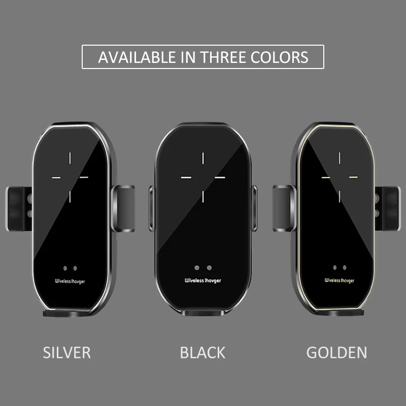 Suporte do carro universal a7 versão atualizada carregador de carro sem fio 10w carga rápida infravermelho detecção automática suporte do telefone móvel