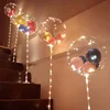 1Set Led Balloon With Column Stand Luminous Transparent Bobo Balloons Stand LED String Lights Wedding Birthday Party Decoration ► Photo 1/6