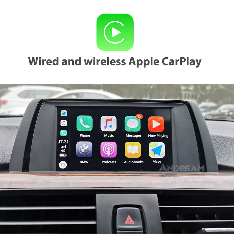 BMW Carplay коробка модуль обмена потоковыми мультимедийными данными(Airplay Mirrorlink пульт дистанционного управления для BMW 1/2/3/4/5X1/X2/X3/X4/X5/X6 с НБТ Системы wried Carplay/Auto