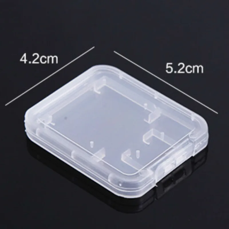 SD Card TF Memory Card Storage Protection Box Camera Small White Box High grade Plastic Transparent 4