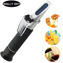 Best Offers Honey Refractometer OE Wine Refractometer Brix Refractometer Fruit Wine Sugar Concentration Test Alcohol Concentration Detector