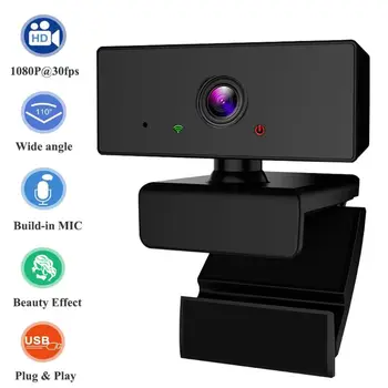 

Mini Webcam PC Camera Digital Convenient Live Broadcast with Microphone 72XB