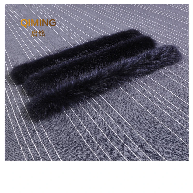 Woman Real Fox Fur Collar Winter New Black Fox Collar Hijab Scarf Coat Jacket Shawl Women Female Collar Furry Fur Collar Scarves