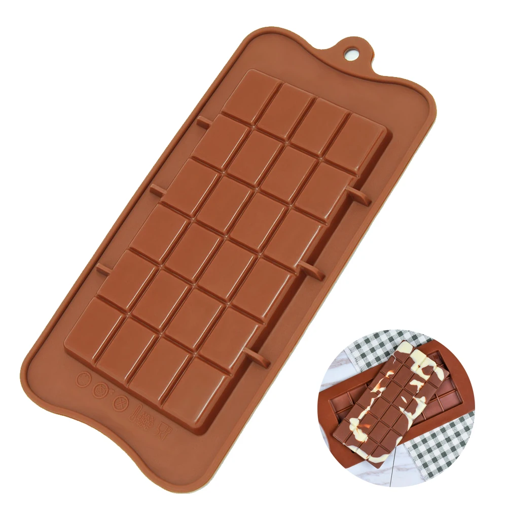 

Baking molds silicone Chocolate Mold High Quality Square Eco-friendly Silicone DIY 1PC food grade 24 Cavity Silicone mold