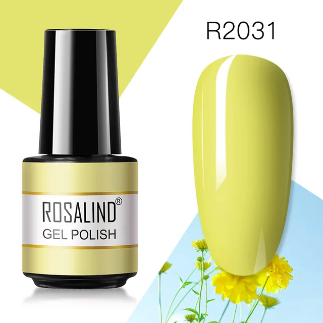 ROSALIND Gel Nail Polish 7ML Matte Base Top Coat For Soak Off Gel Polish UV LED Gel Semi Permanent Varnishes Design Nail Art RAR2031