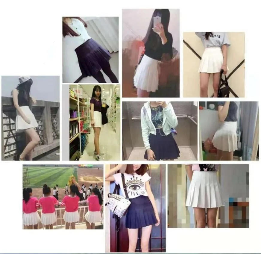 High Waist A-Line Pleated Skirt for Women - Cool Short Skirts School Uniforms, Sweet Girls Dance Skirt with Safety Pants included - Mini Skirt image 4