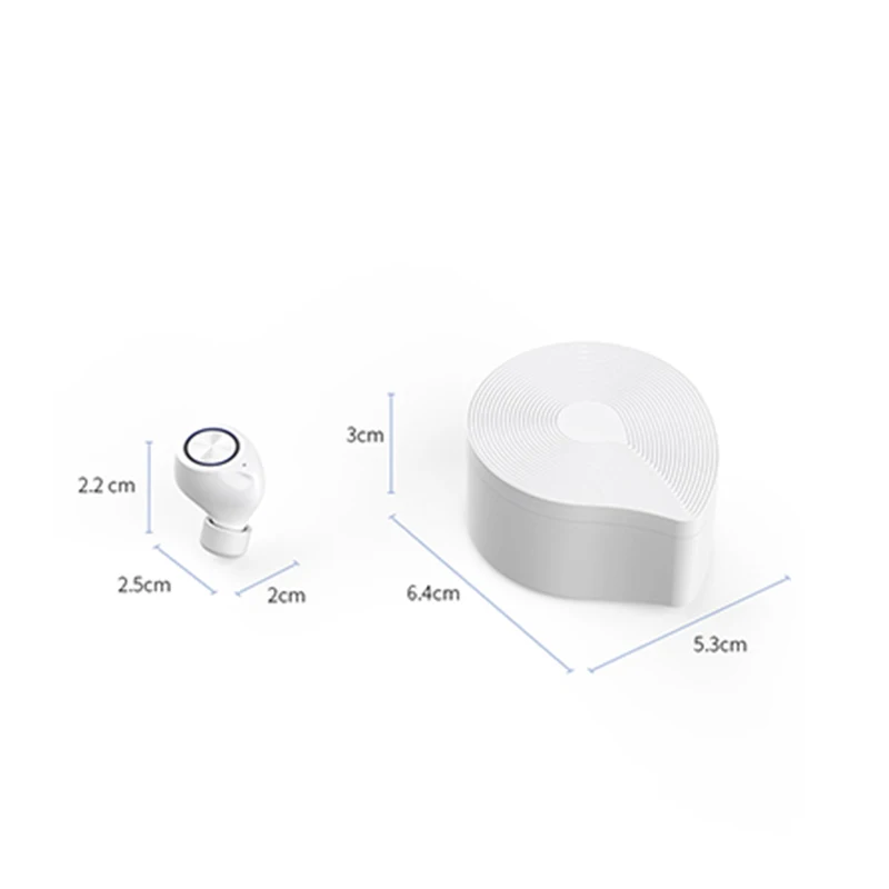TW70 Bluetooth 5.0 Earphone For Iphone Wireless Hd Call Headset With Mike TWS Wireless Touch Control Earbuds Bluetooth Device