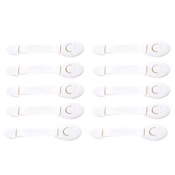 

10Pcs Child Lock Protection Of Children For Children's Safety Kids Plastic Lock Door Closer Child Lock Baby Protection