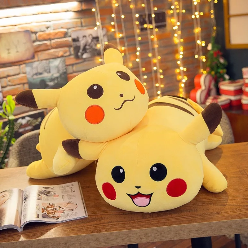 TAKARA TOMY Cartoon Pikachu Plush Toys Kids Gift Kawaii Soft Pokemon Stuffed Plush Doll Hot Toys juguetes Car Pillow Decor