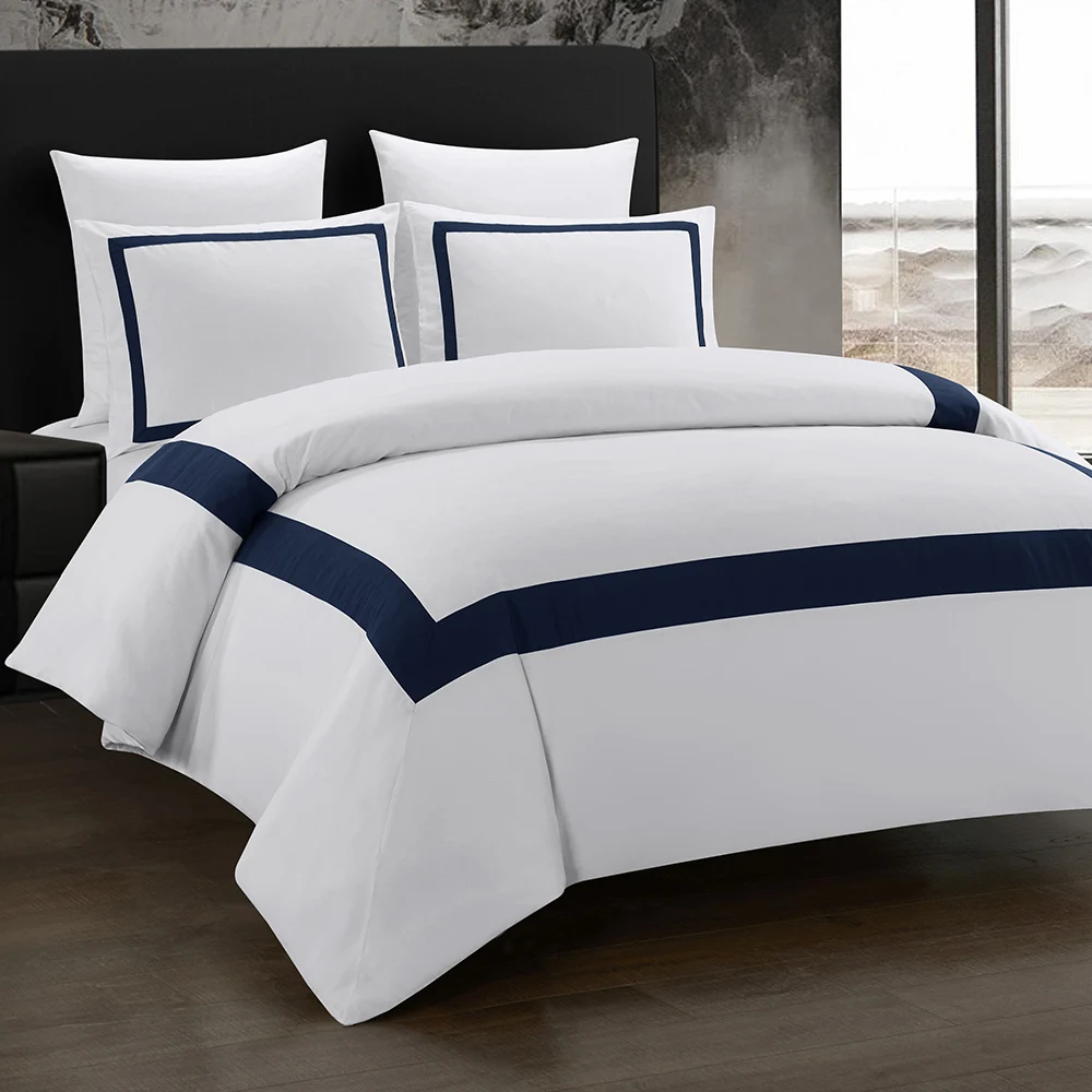 

Yimeis Bed Linen Set Geometric Bedding Set Stitching Comforter Bedding Double Bed Luxury BE45005