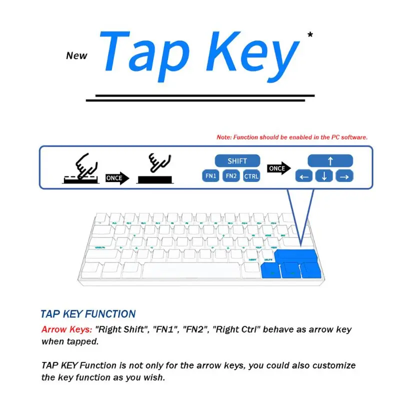 60% механическая клавиатура Bluetooth 4,0 type-C RGB 61 клавиша Механическая игровая клавиатура Вишневый переключатель Gateron