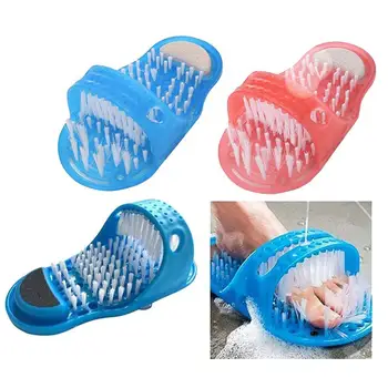 

Plastic Bath Shoe Shower Brush Massager Slippers Bath For Feet Stone Skin Scrubber Foot Brushes Dead Remove Brush Shoes Pum A2Y6