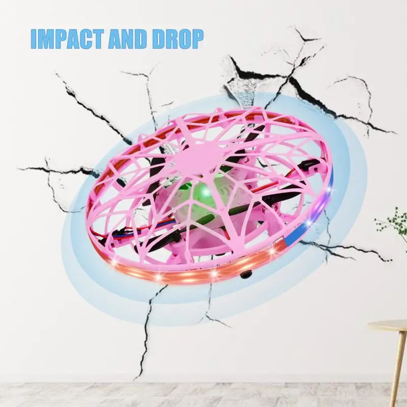 Brinquedos para Crianças Helicóptero Drone Infraed Mão Detecção Led Aeronaves Quadcopter Flayaball Pequeno Drohne Mini Ufo rc 9 Drone ufo rc com sensor manual para