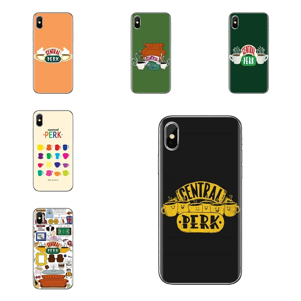 

Silicone Phone Skin Case Central Perk Friend For Huawei Honor 7X V10 6C V9 6A Play 9 Mate 10 Pro Y7 Y5 P8 P10 Lite Plus GR5 2017