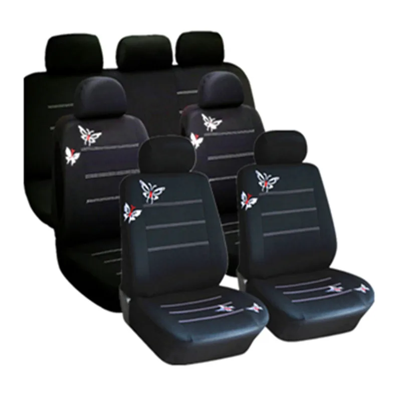 Черное seven seat автомобильное сиденье Молодежные Чехлы для автомобильных сидений с