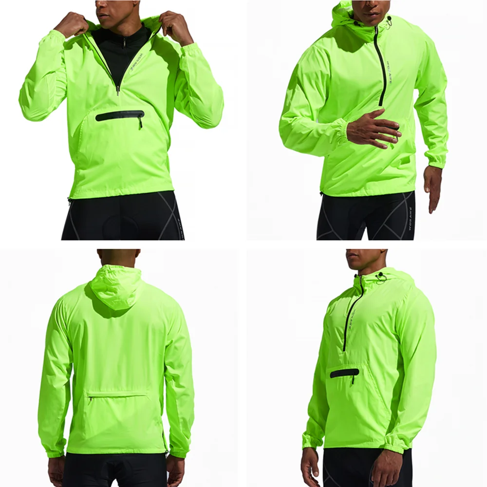 Cycling Jacket Reflective Men Windproof Sports Clothing Rain Repellent Bicycle Long Jersey Windbreaker