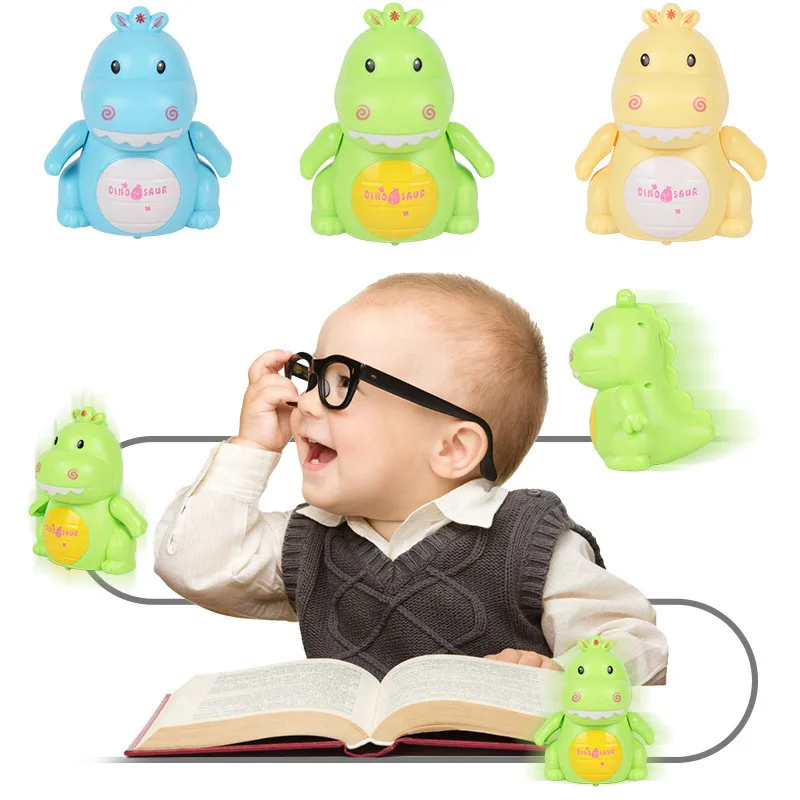 Educational Toys For Children Dinosaur Model Toys Follow Any Drawn Line Magic Pen Inductive Dinosaur Model Children Toy Y1024