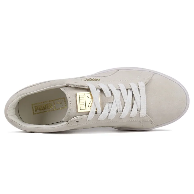 puma suede classic metal badge sneakers