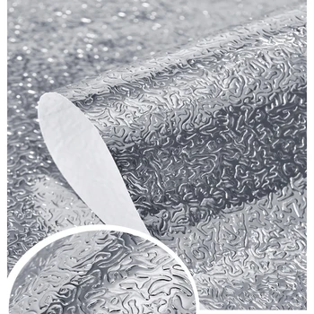 

15.6*36.6 inches Self Adhesive Waterproof Oil-proof Aluminum Foil Kitchen Cabinet Wall Sticker Easy to install Remove Vinyl