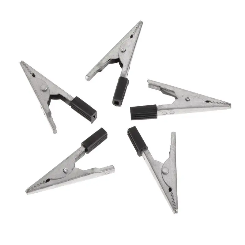 5 Packs Cage for Latch Clip Metal Clips for Fixing Rabbit Chicken Parrot Bunny Pet Cage Door Length 2 Inches