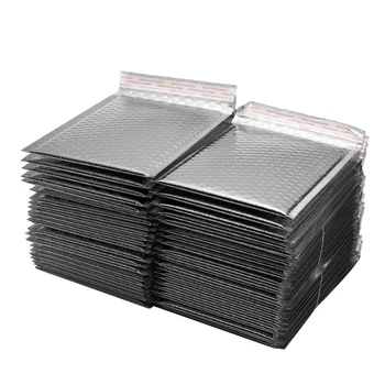 

10/20/30/50 150x180mm Sliver Paper Bubble Padded Mailers Envelopes Gift Bag Bubble Mailing Envelope Bag Packaging Shipping Bags