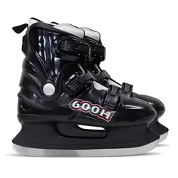 Зима взрослых подростков PP Профессиональный Термальность теплые коньки обувь с Хоккей Blade коньки удобные Начинающий