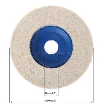 

5Pcs 4'' Round Polishing Wheel Felt Wool Buffing Polishers Pad Buffer Disc Tools N22 19 Dropship
