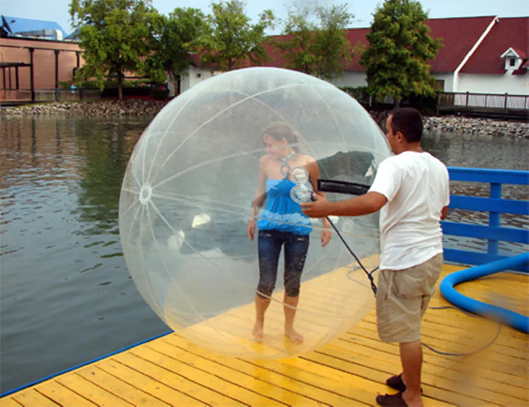 TPU Mateial 2m Dia Inflatable Water Walking Ball Water Balloon Zorb Ball For Sale