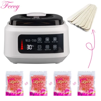

Wax-melt Warmer Heater Machine Set Paraffin 200g Wax Beans Hair Removal No Strip Depilatory Waxing Kit Pellet 10pcs Wood Sticks
