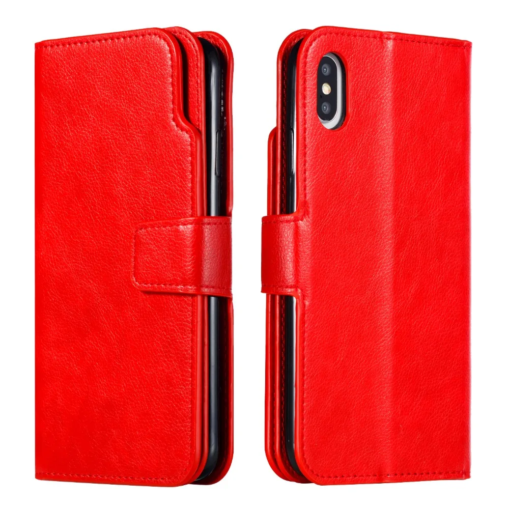 Haissky 9 слотов для карт кожаный бумажник чехол для телефона для iPhone 11 Pro Max Xs Max XR X Флип Магнитный чехол-кошелек для iPhone 6 7 8 Plus