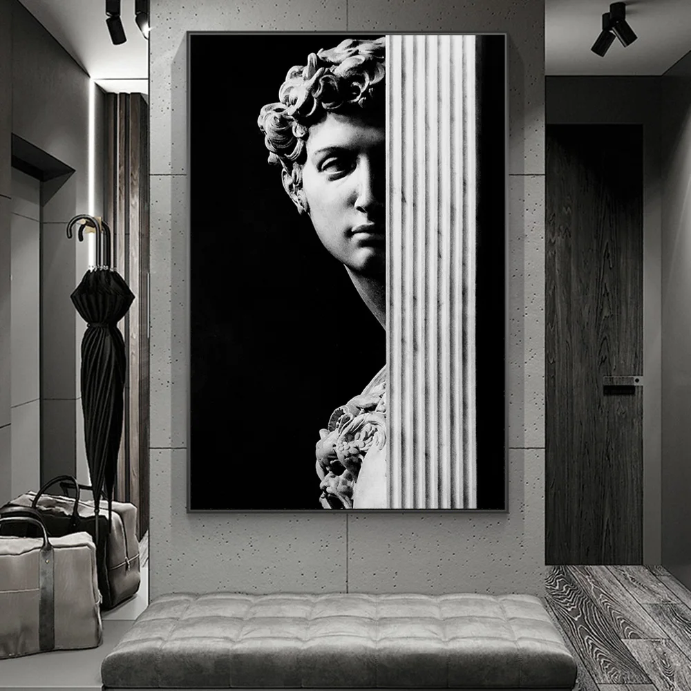 David Vaporwave скульптура художественные картины печать на холсте искусство портрет