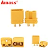 10pcs Amass XT30U Male Female Bullet Connector Plug the Upgrade XT30 For RC FPV Lipo Battery RC Quadcopter (5 Pair) 2