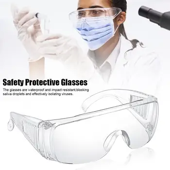

Transparent Protective Glasses Waterproof Dust-proof Prevent Transmission Droplet Infection Breathable For Cycling Riding