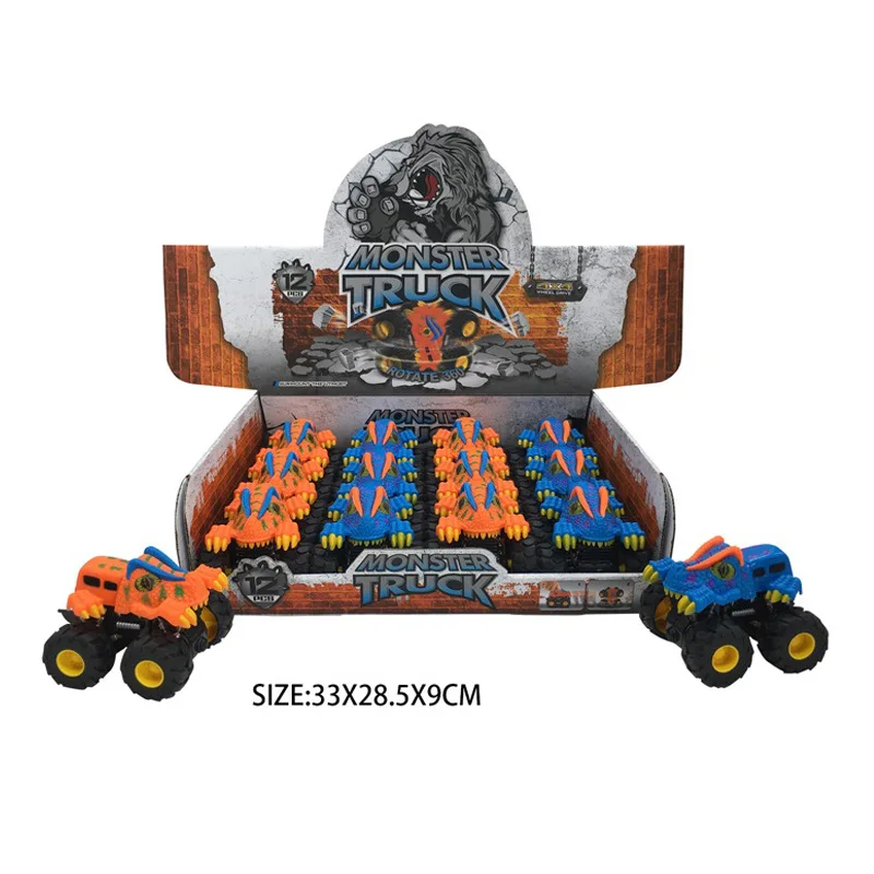 

Children Model Four-Wheel Drive Dinosaur Swift And Violent Dragon Animal Car Boy Anti-Drop-resistant Toy Car Baby Car Model