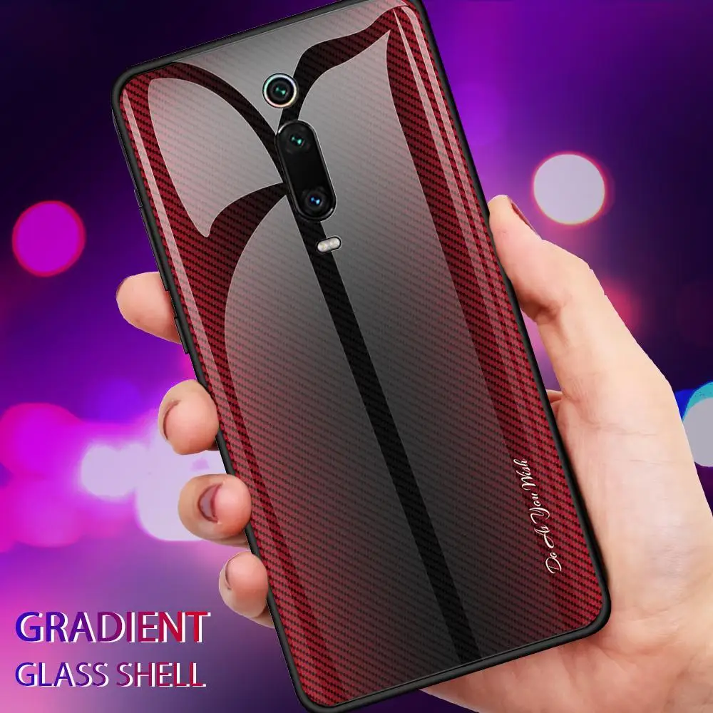 

Tempered Glass Protective Case For Xiaomi Redmi Note 7 6 5 K20 Pro 7 7A Color Hard Glass Cases For Xiaomi Mi A3 9 SE CC9E 9T Pro