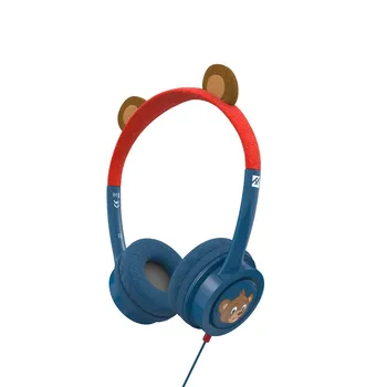 

IFROGZ Headphone-Little Rockerz Costume-With Buddy Jack and Coiled Cable-FG-Bear, Headphones, Head-band, Blue,Brown, 1.2 m, Wire