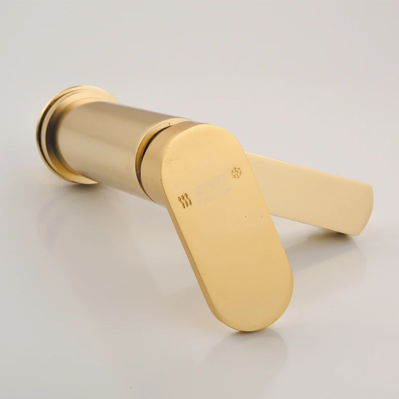 

Type 2 aluminum water pool faucet, European rear flush faucet, water mixer, gold-plated