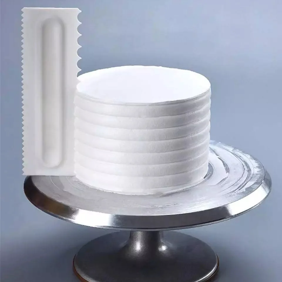 9Pcs/Set Cream Scraper Irregular Teeth Edge DIY Scraper Cake Decorating Fondant pastry cutters Baking Spatulas Tools ZXH