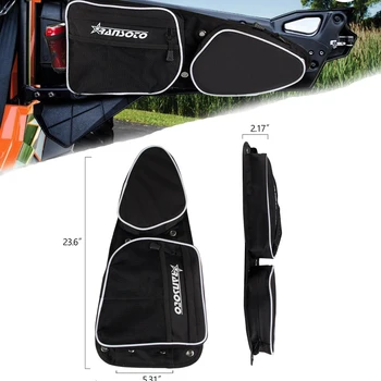 

2PCS Front Door Storage Bags UTV Bag For Polaris RZR XP 4 1000 Turbo 2014-2019 Passenger & Driver
